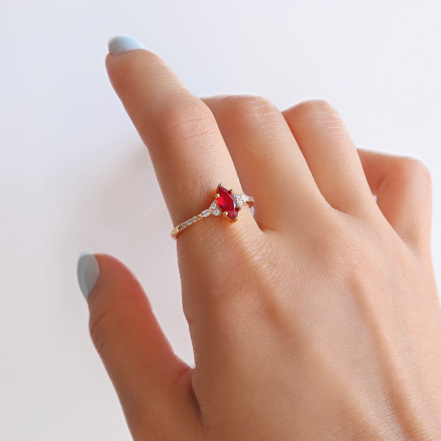Jorgie Ruby Ring