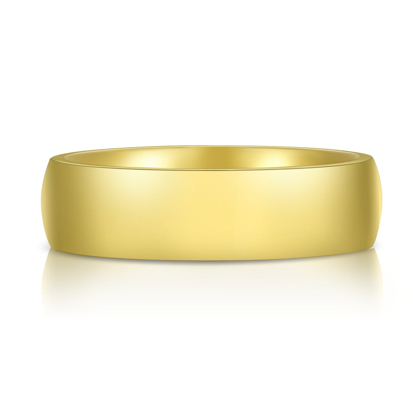 Tom 4mm Tungsten Men's Wedding Band Gold