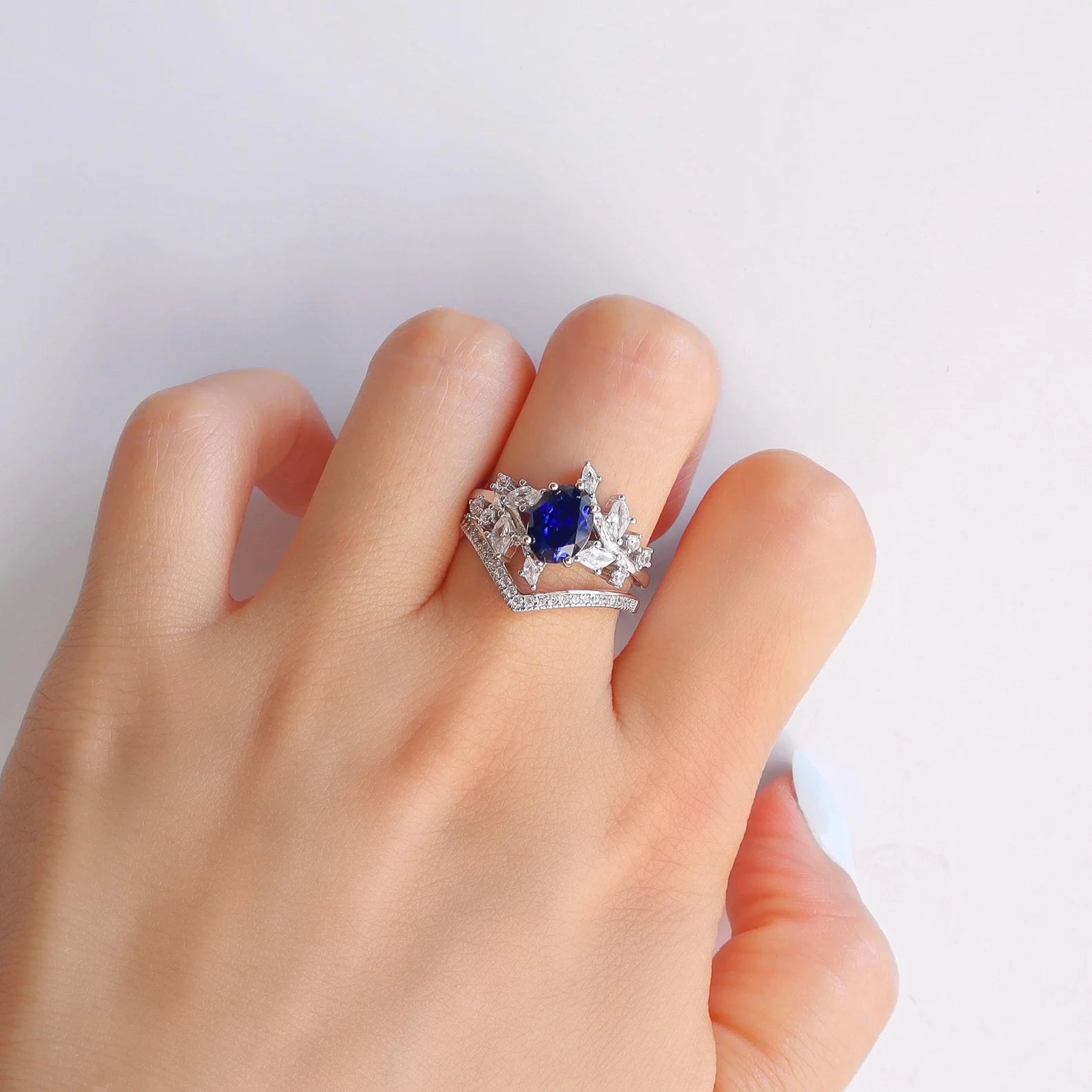 Bella Sapphire Ring Set