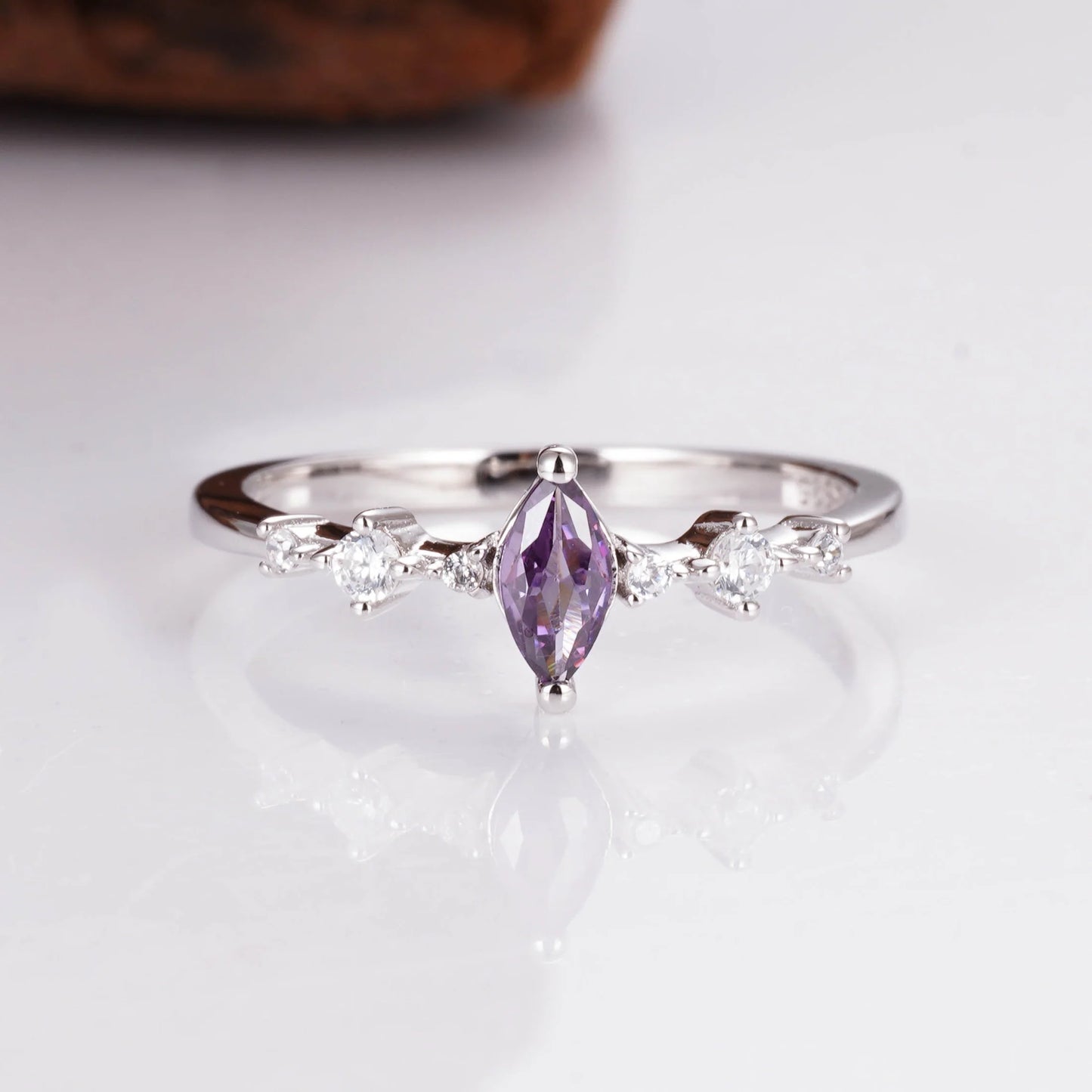 Ava Alexandrite Ring Sterling Silver