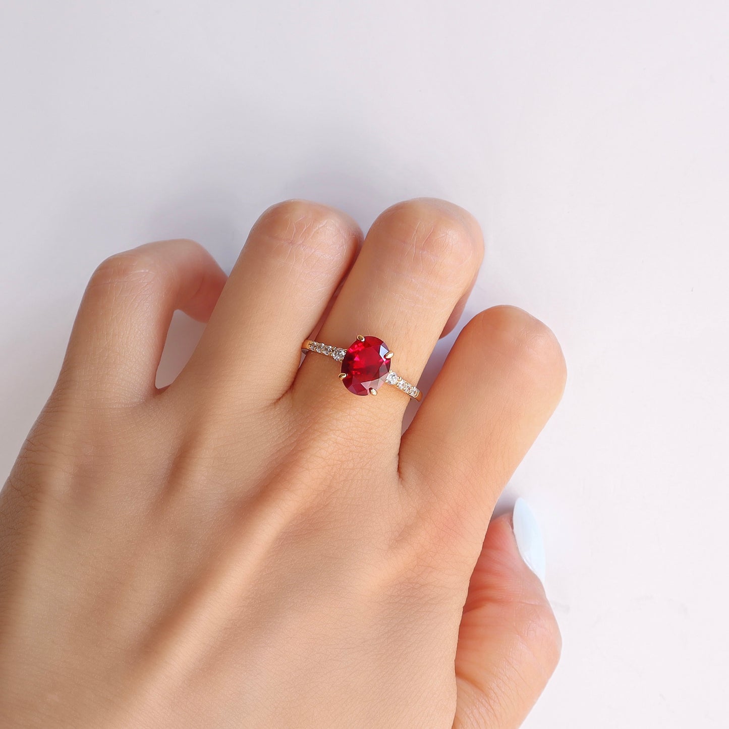 Jorgie Ruby Ring
