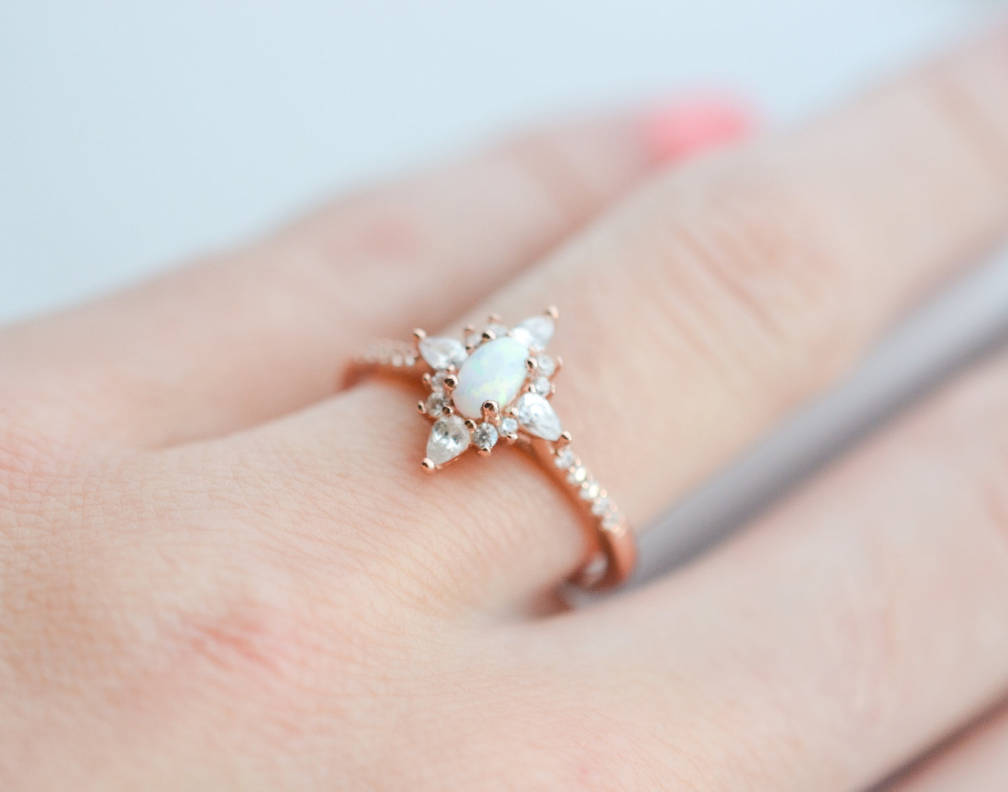 Zoe Opal Ring