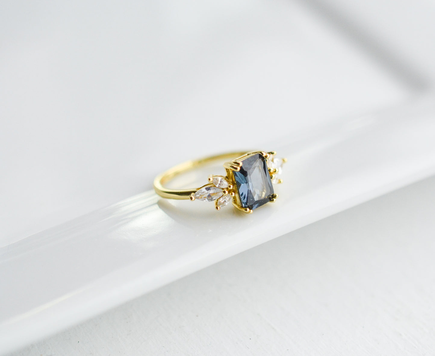Ivy Gray Quartz Ring