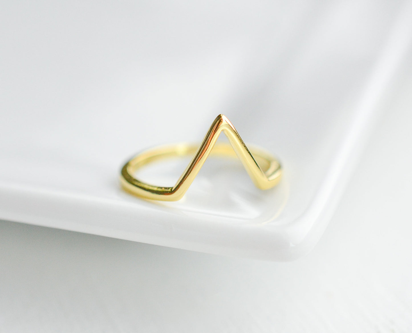 Aoi Curved Stacking Band Sterling Silver