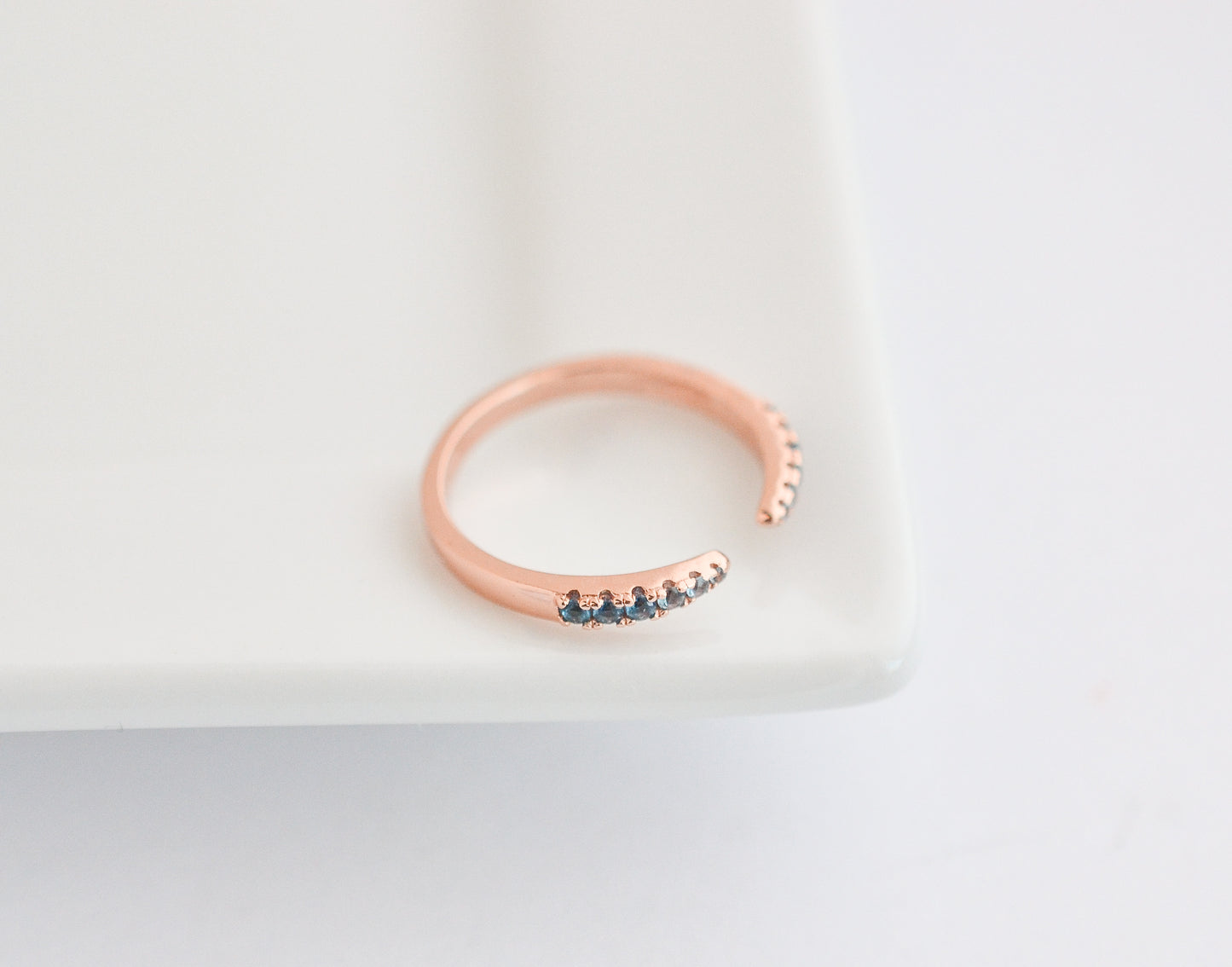 Esi Open London Blue Topaz Stacking Band