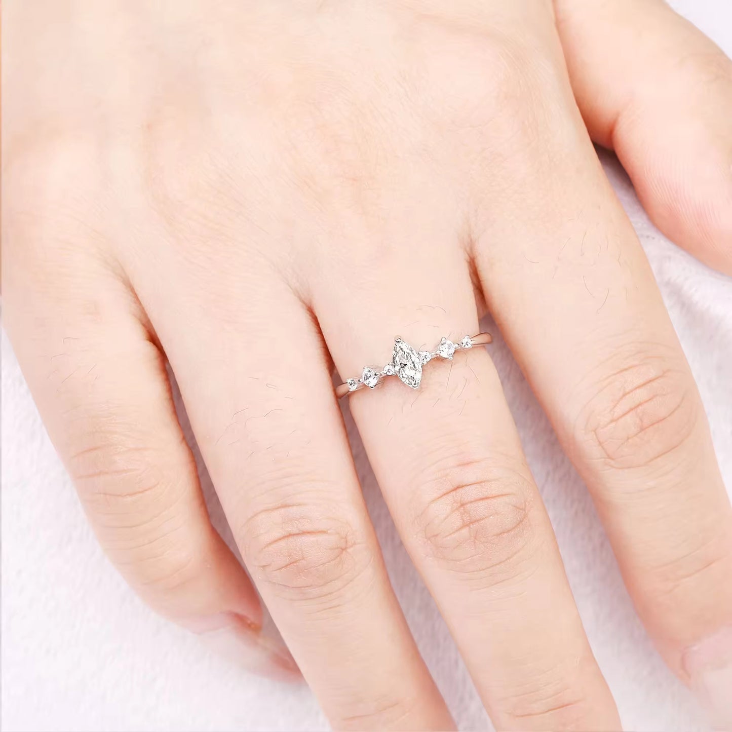 Ava Moissanite Ring