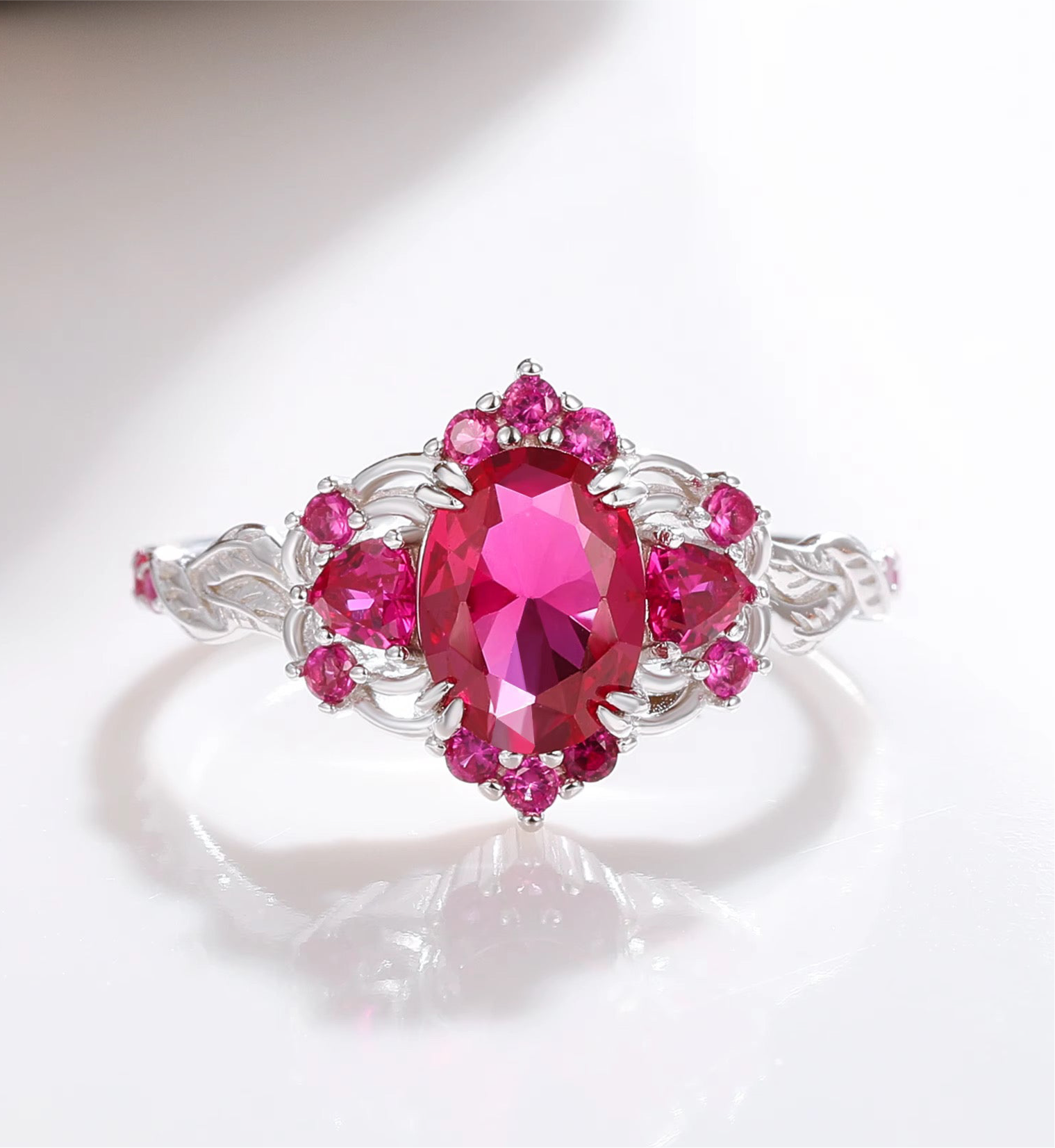 Lilly Pink Sapphire Ring