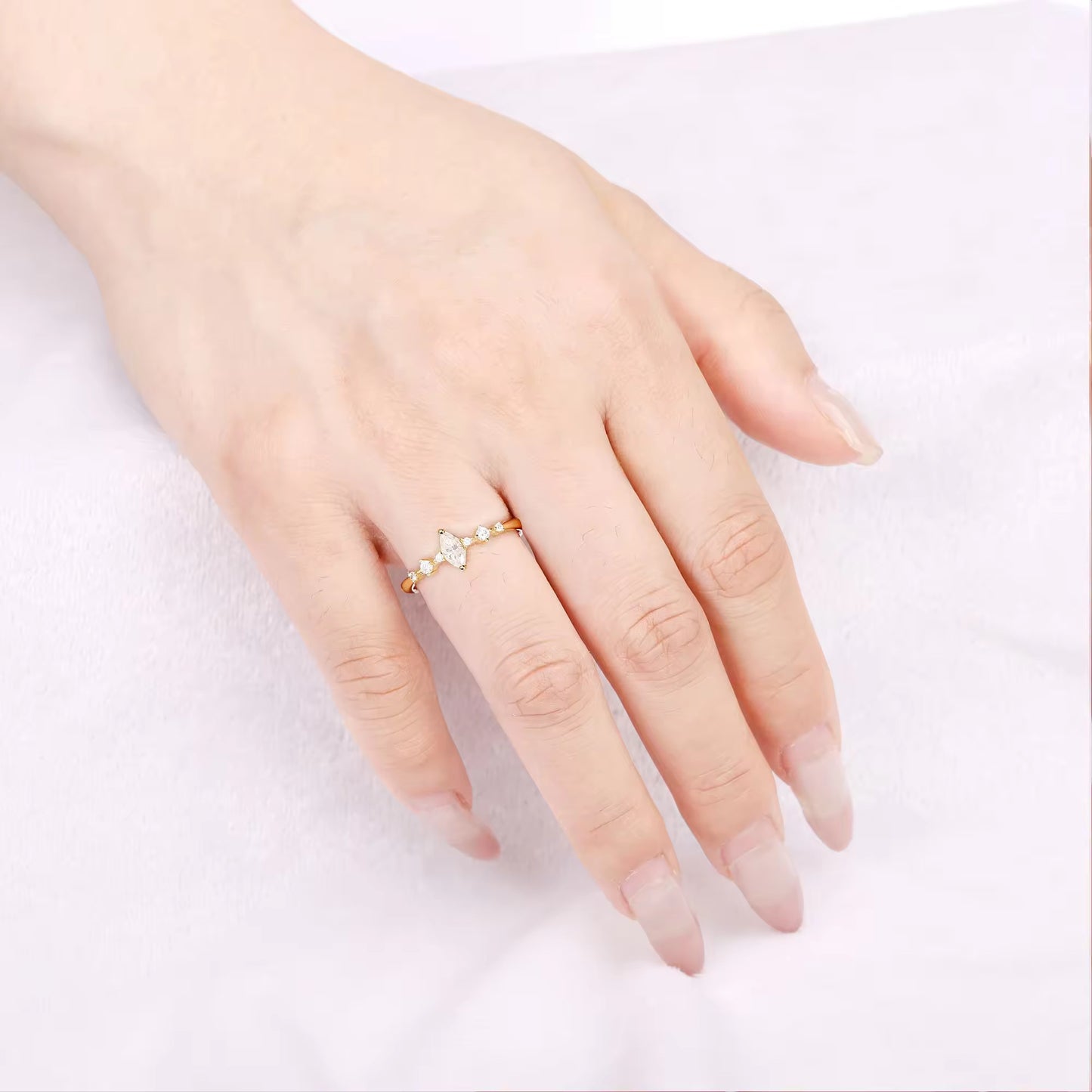 Ava Moissanite Ring