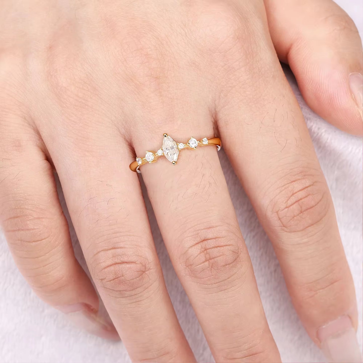 Ava Moissanite Ring