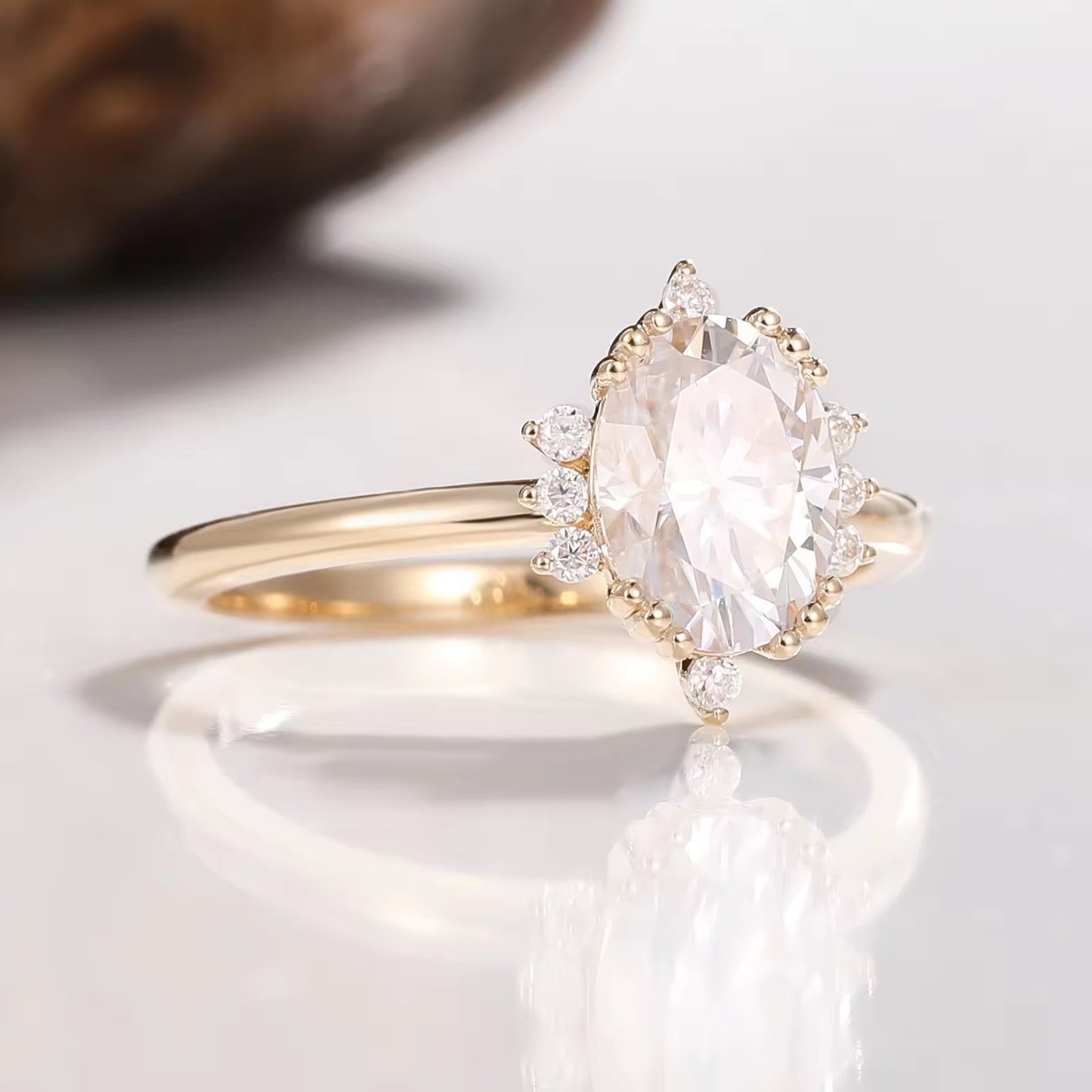 Erica Moissanite Ring