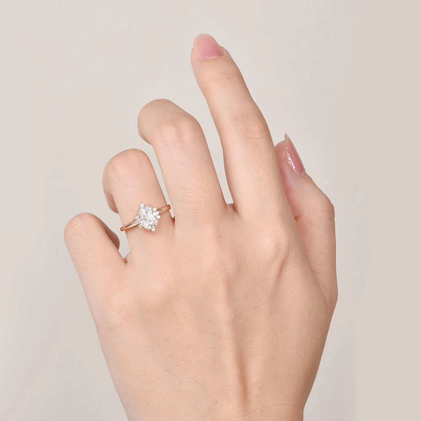 Erica Moissanite Ring