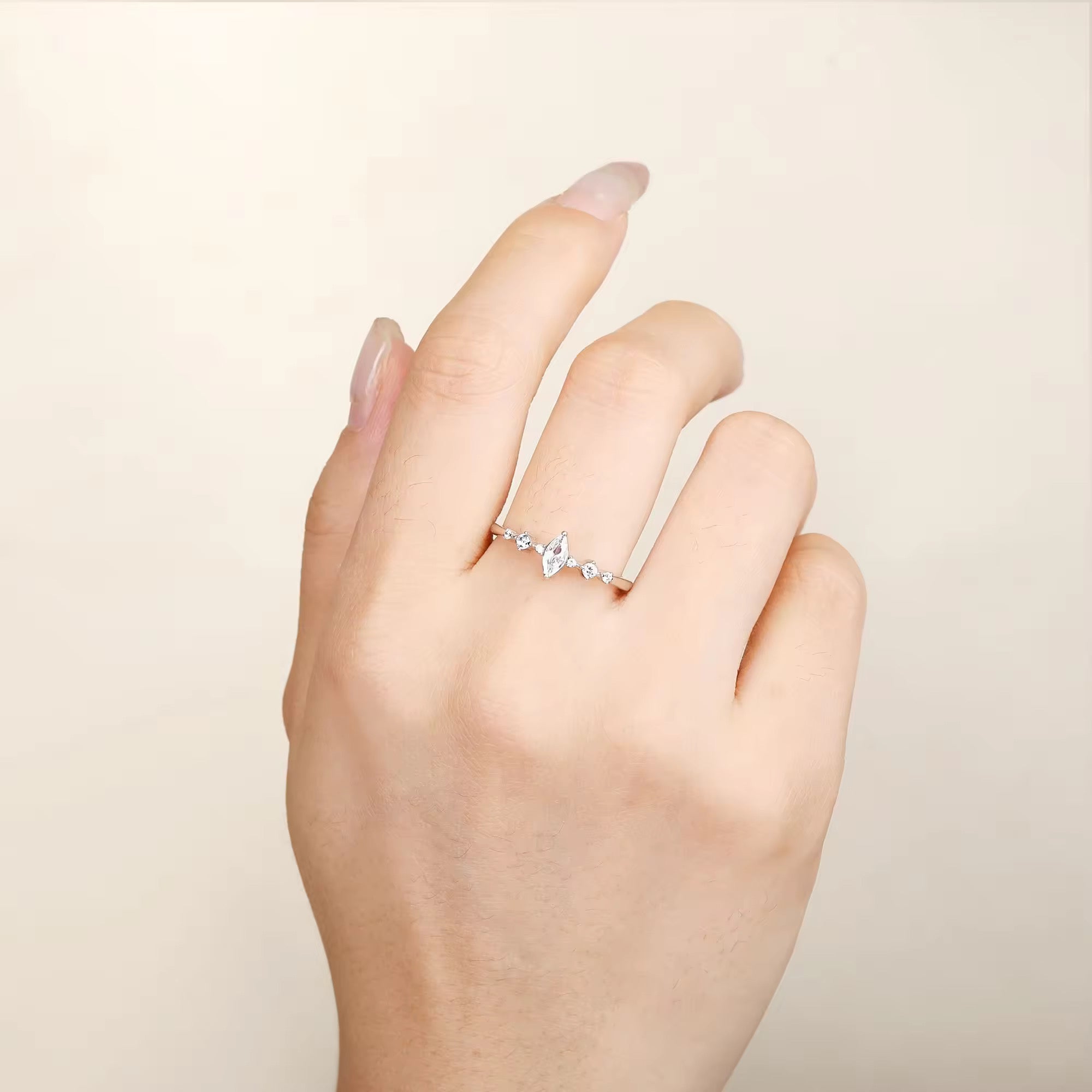 Ava Black Onyx Ring Sterling Silver