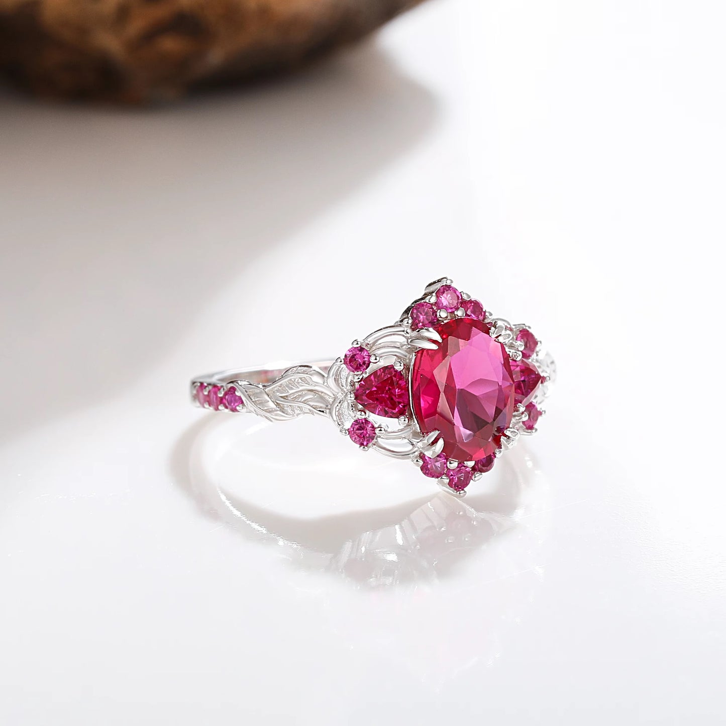 Lilly Pink Sapphire Ring