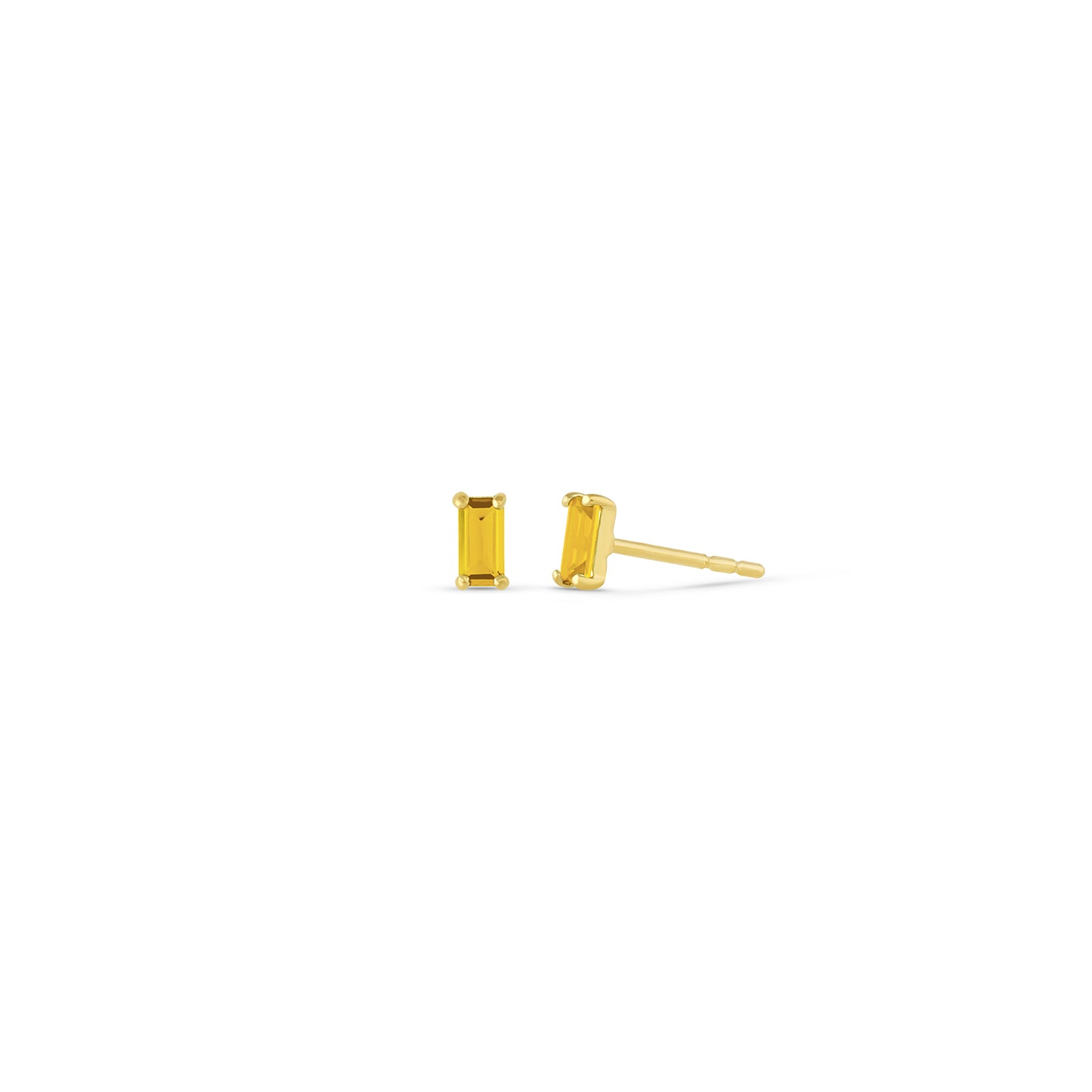 Pia 14k Solid Gold Citrine Earrings