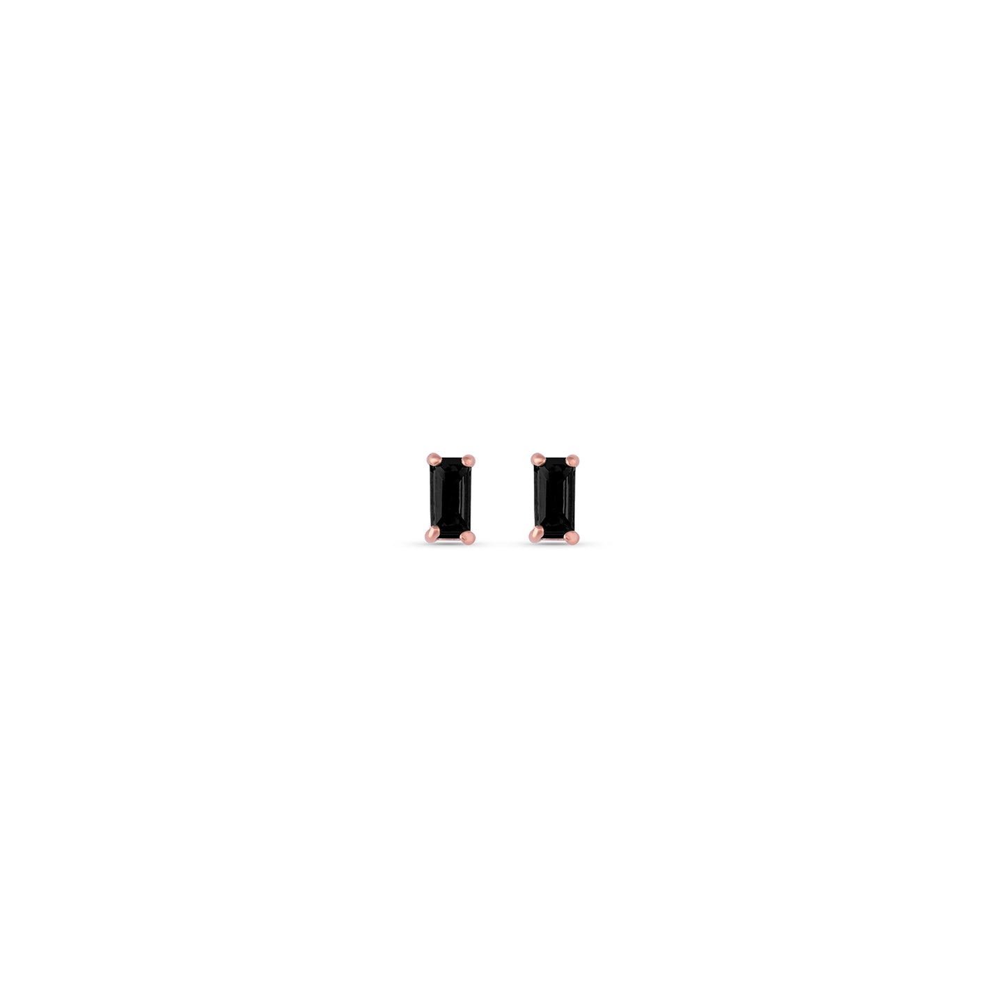 Pia 14k Solid Gold Black Onyx Earrings