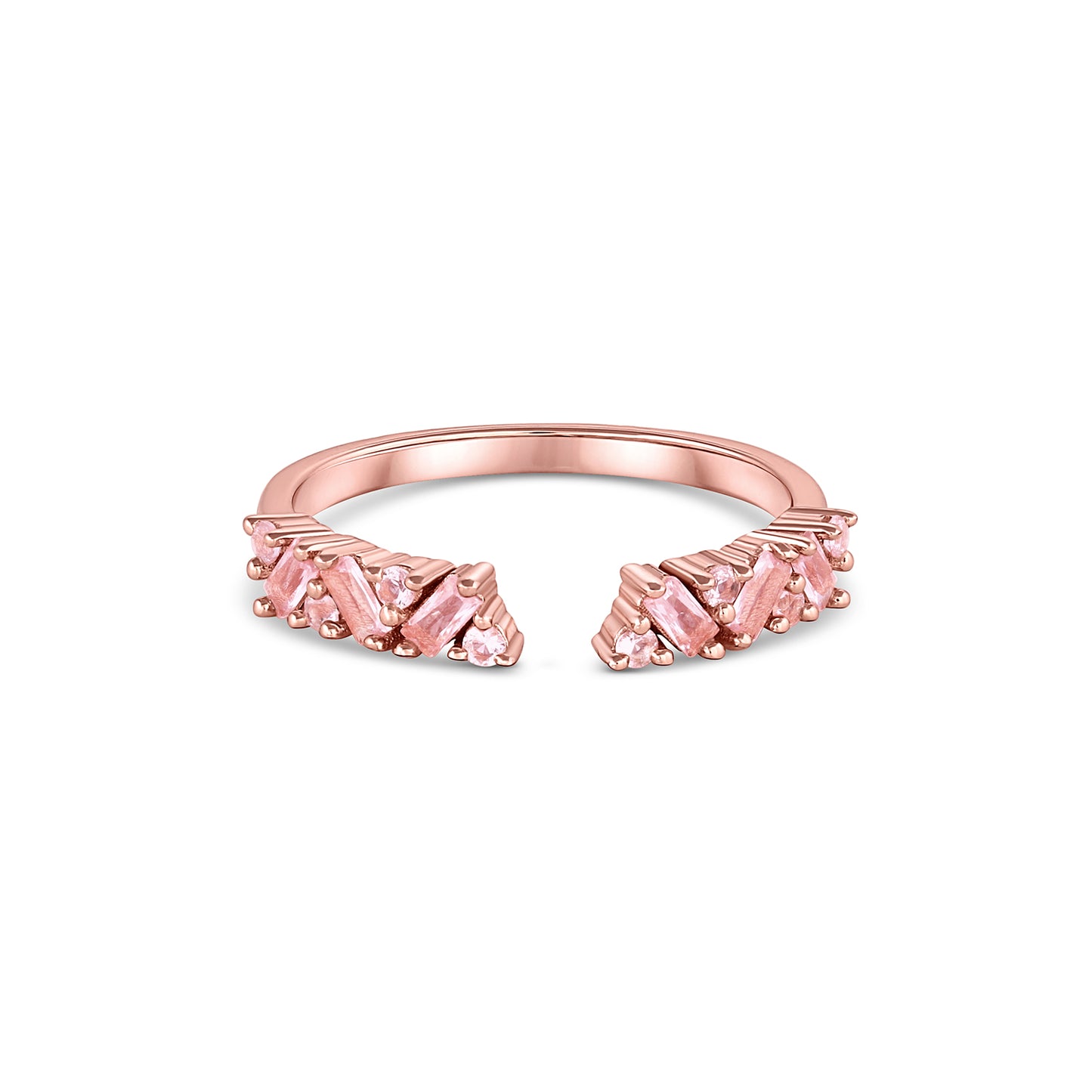 Jni Open Morganite Stacking Band