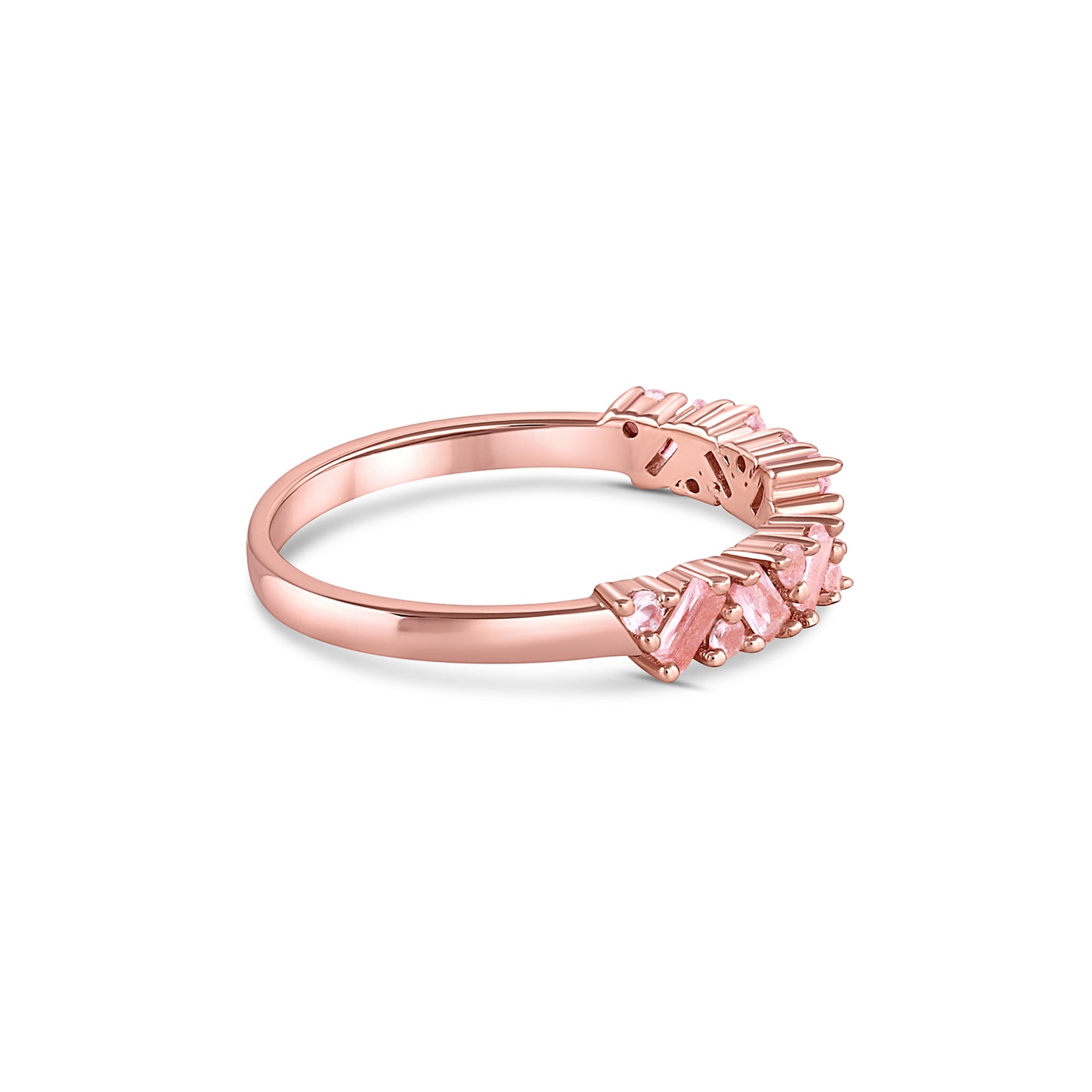 Jni Open Morganite Stacking Band