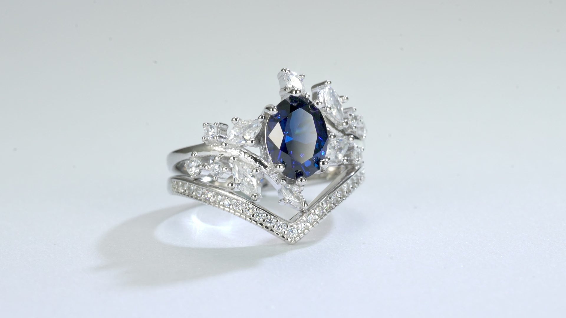 Bella Sapphire Ring Set