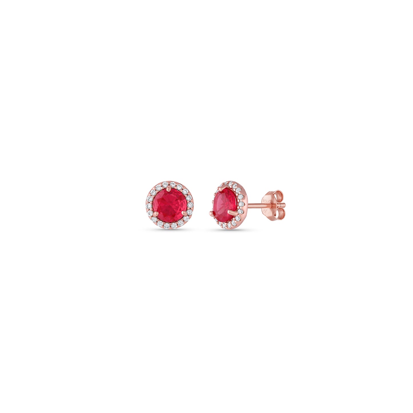 Jia Ruby Earrings