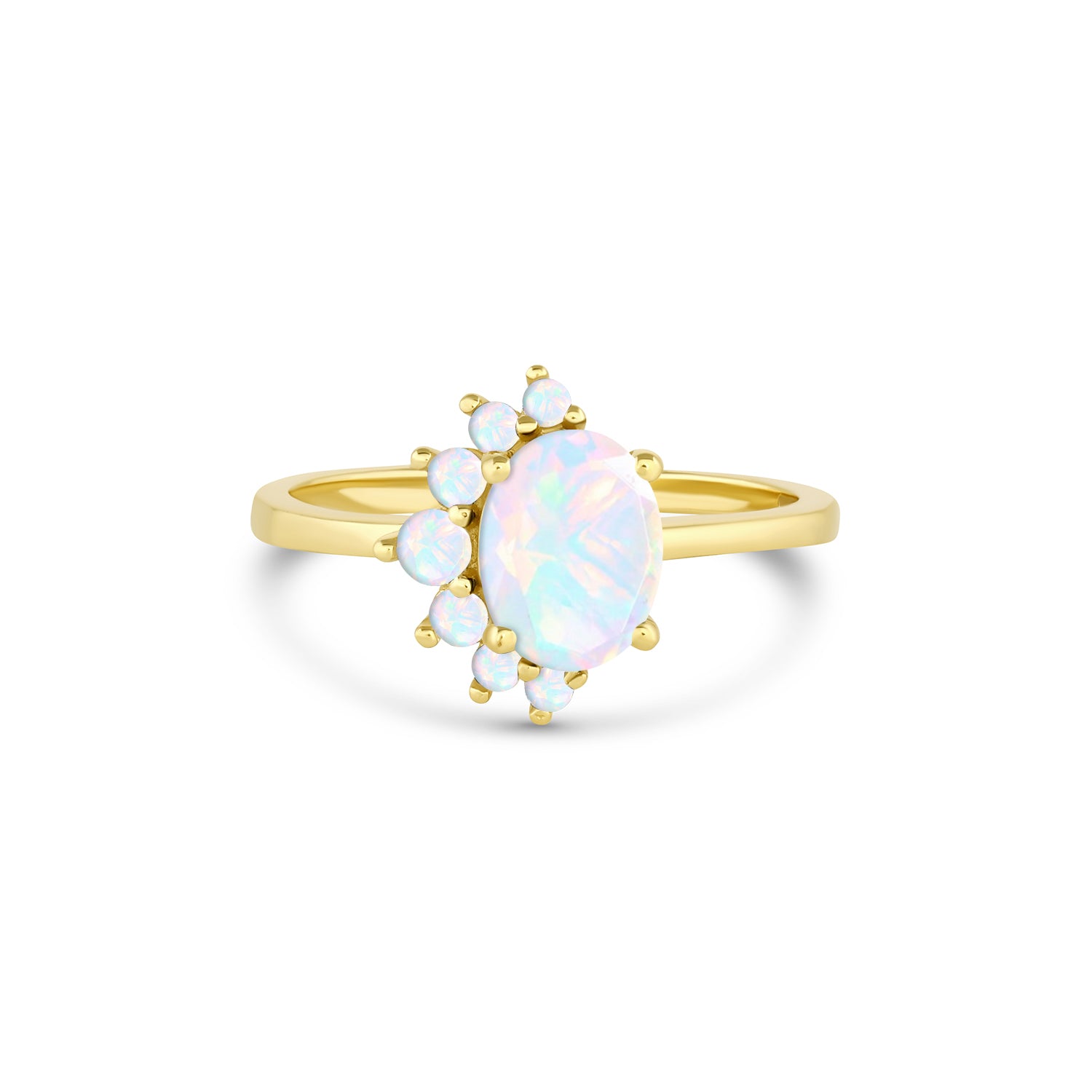 Ari Opal Ring | Handcrafted Gemstone Ring with 2.0-Carat Opal