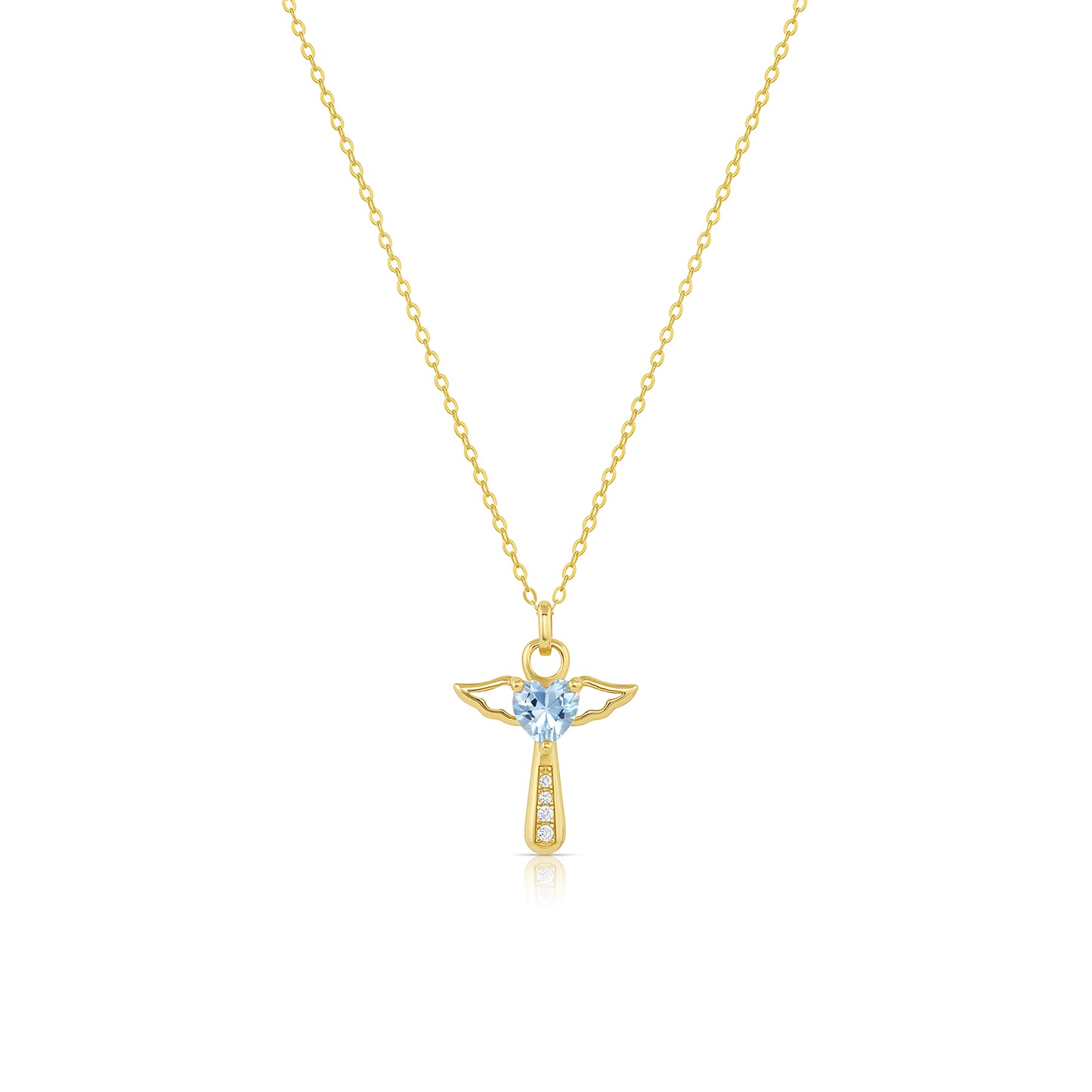 Bai Angel Necklace Aquamarine