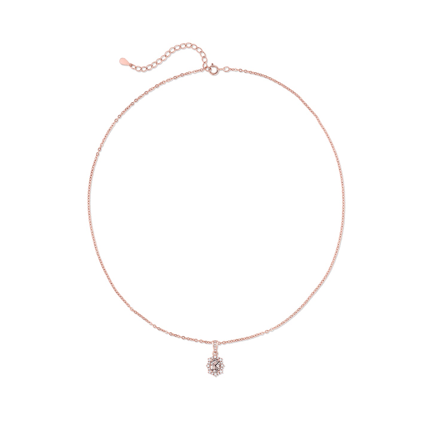 Lin Natural Black Rutilated Quartz Necklace