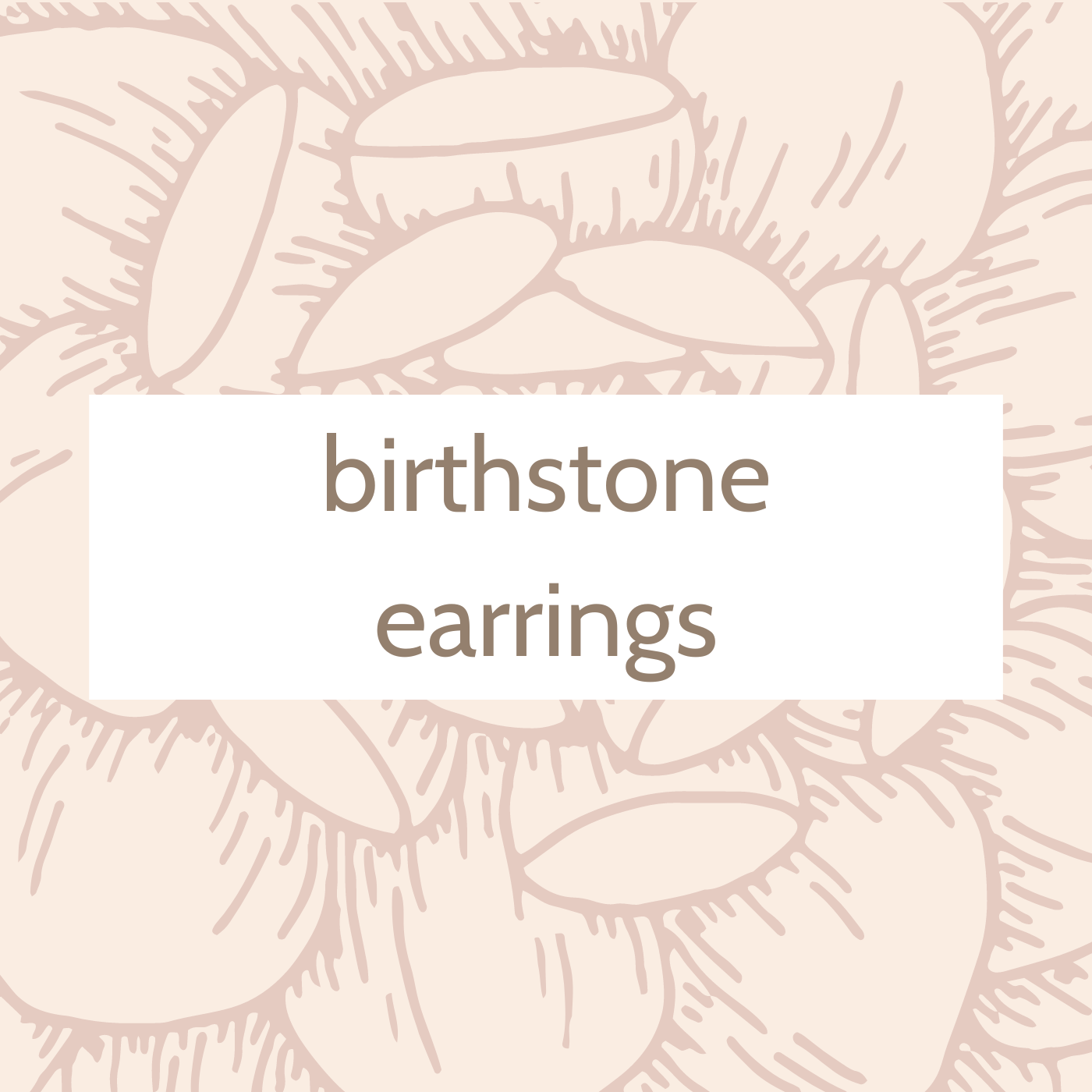 Birthstone Earrings