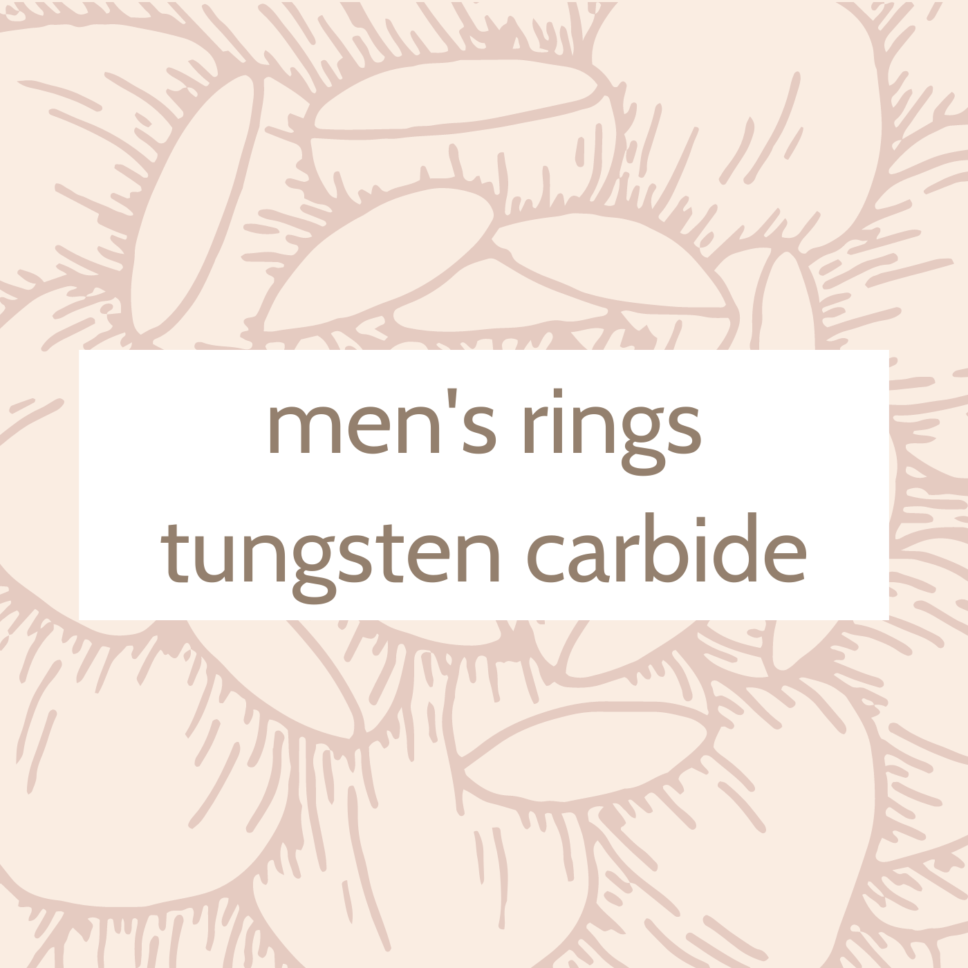 Men's Rings Tungsten Carbide