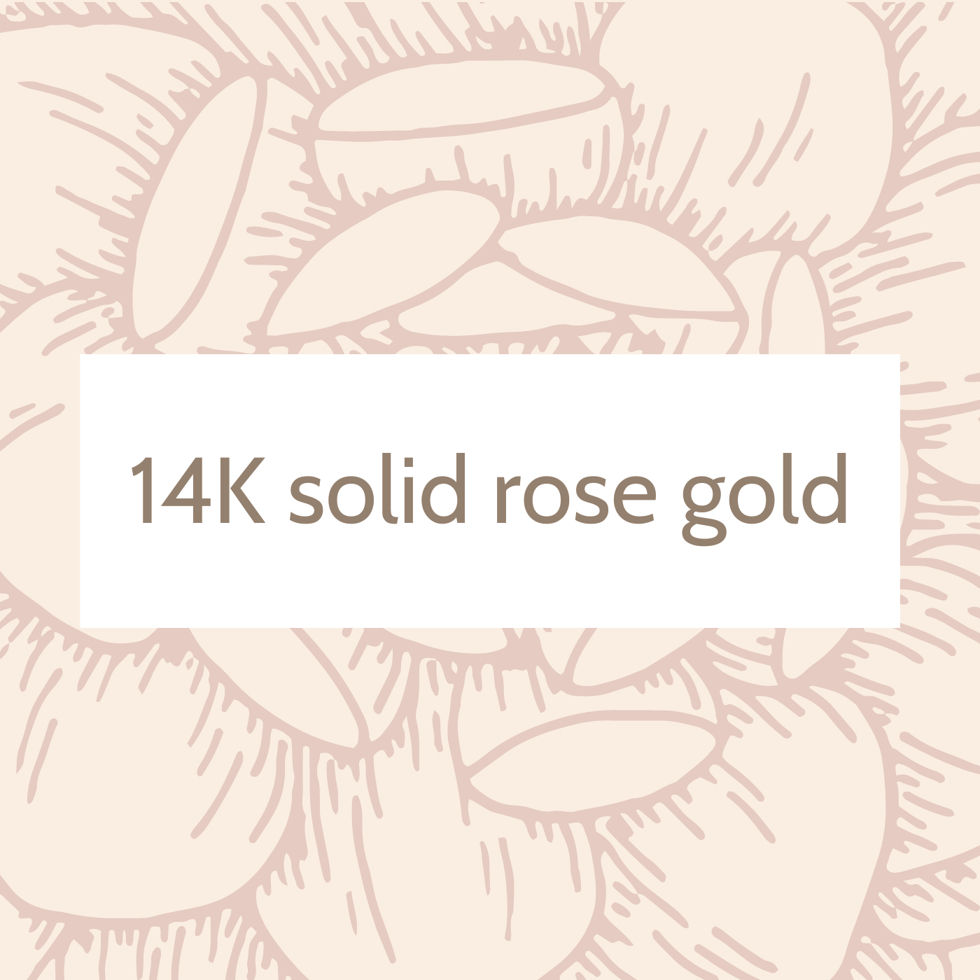 14K Solid Rose Gold | Rose Gold Jewelery – Kherish