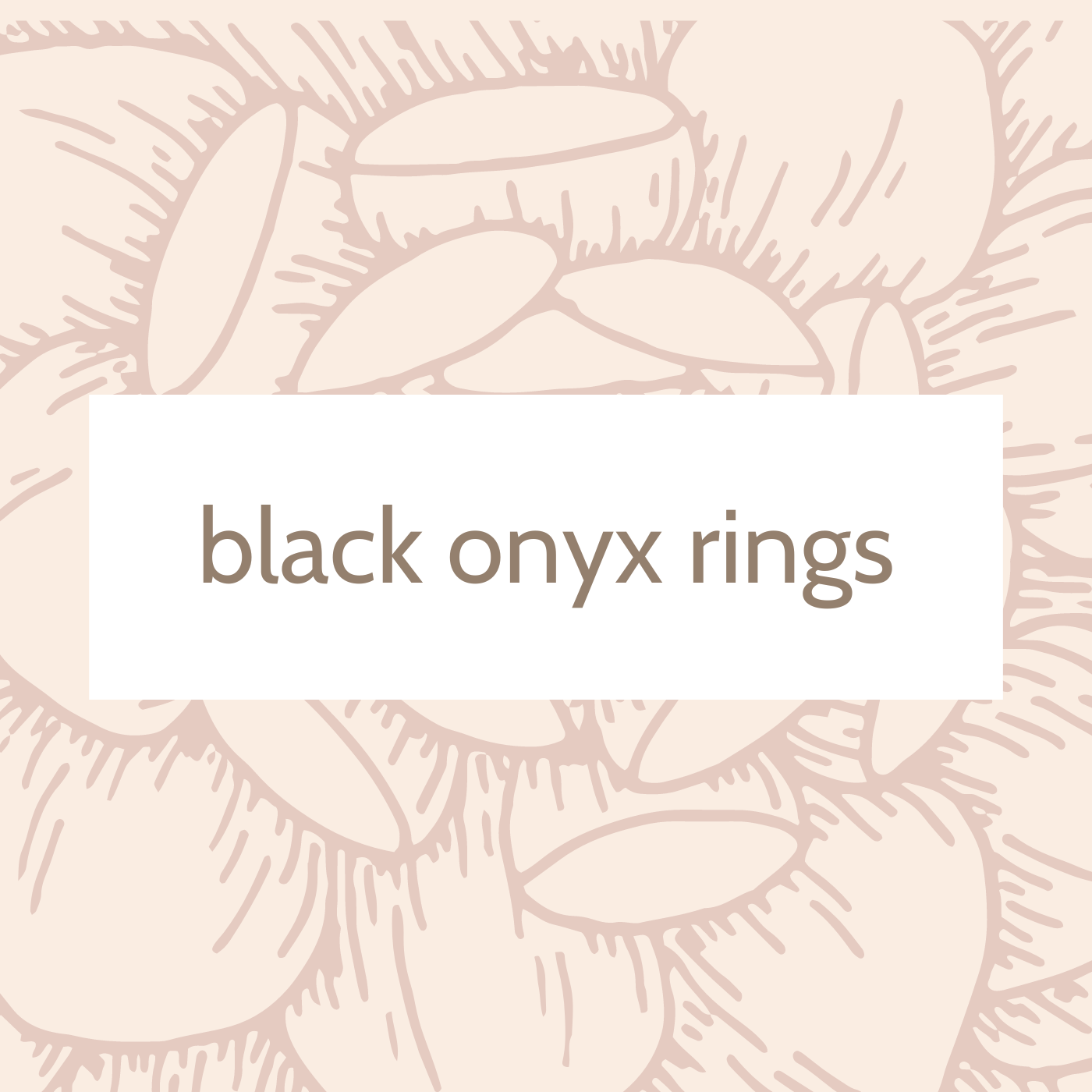 Black Onyx Rings