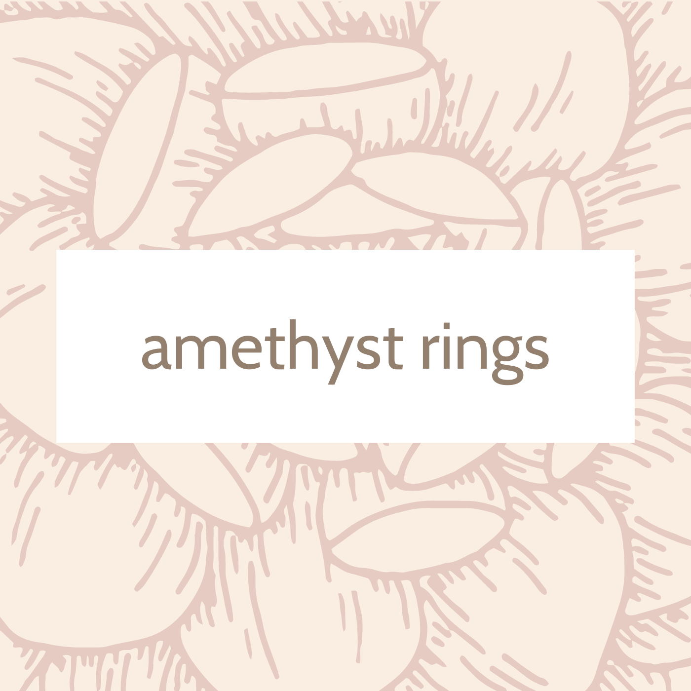 Amethyst Rings