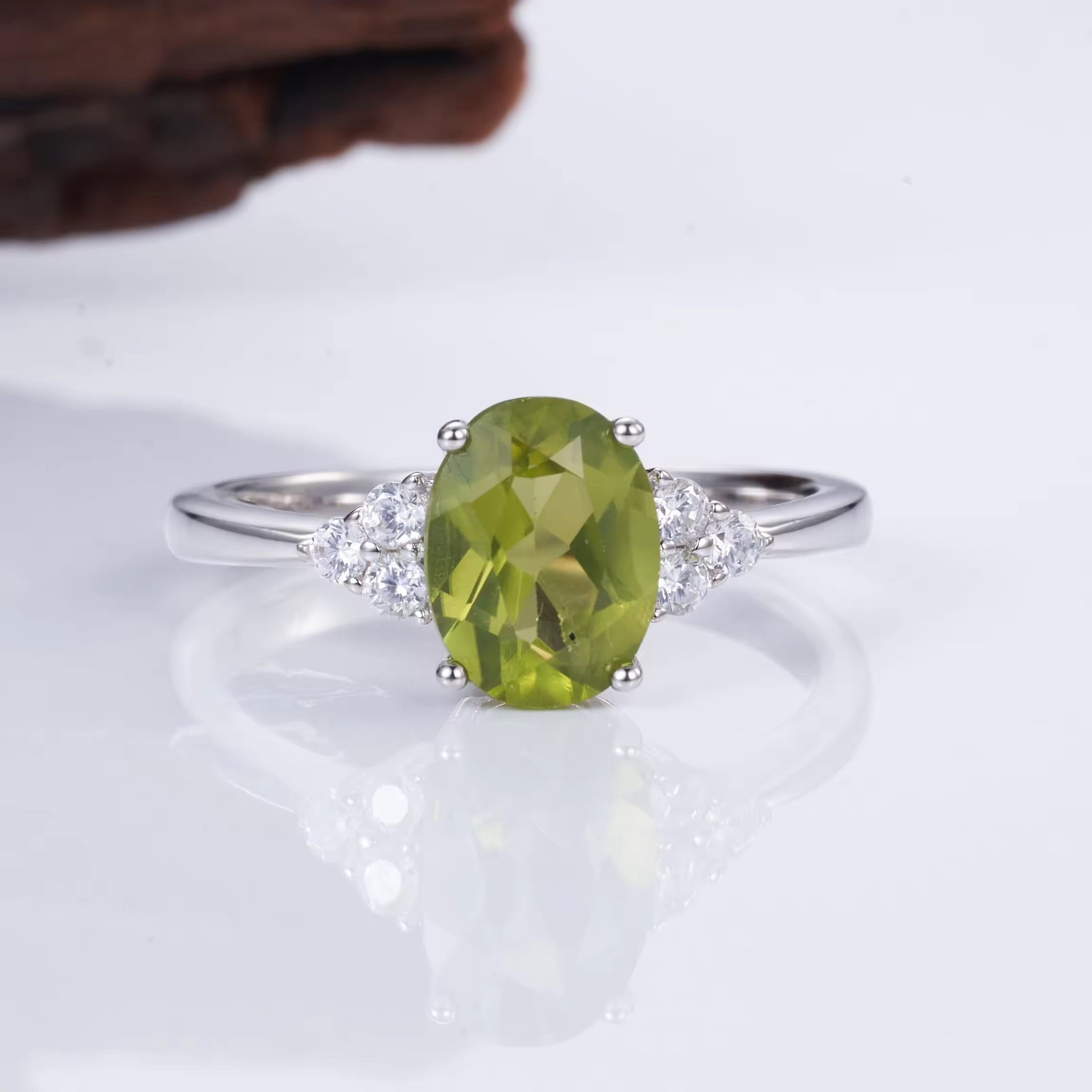 Tya Gemstone Ring Sterling Silver