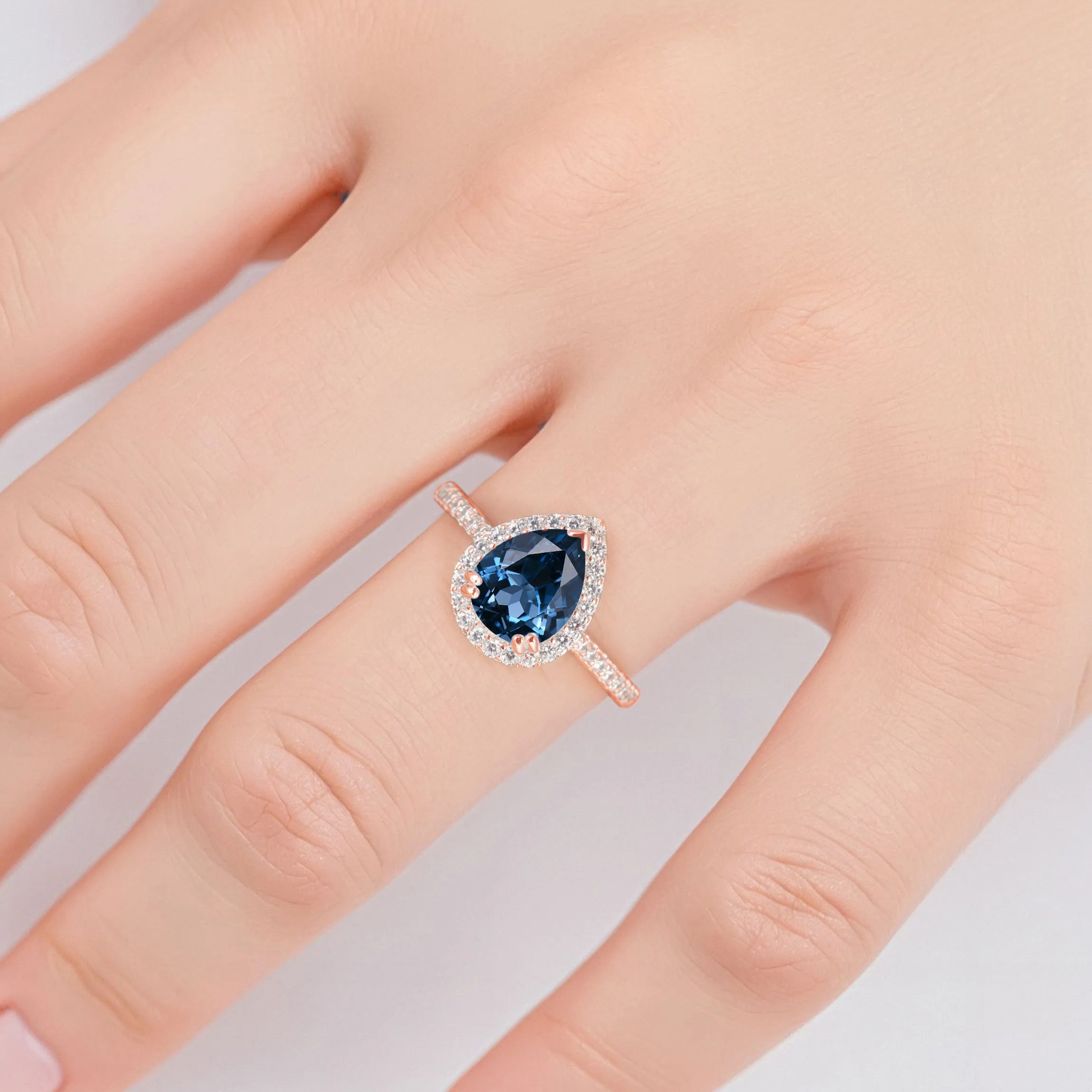 Nia London Blue Topaz Ring