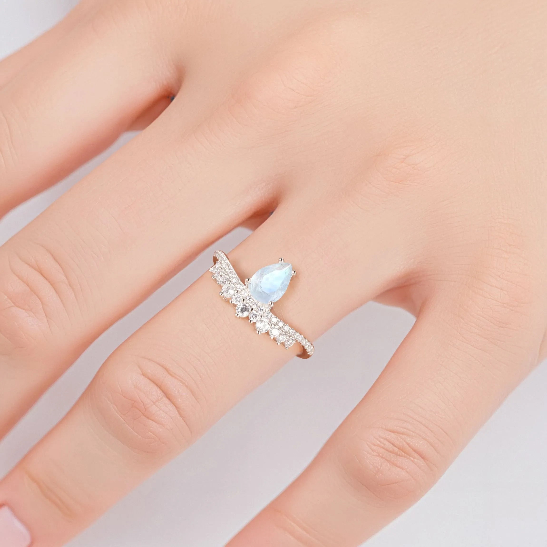 Leah Moonstone Ring