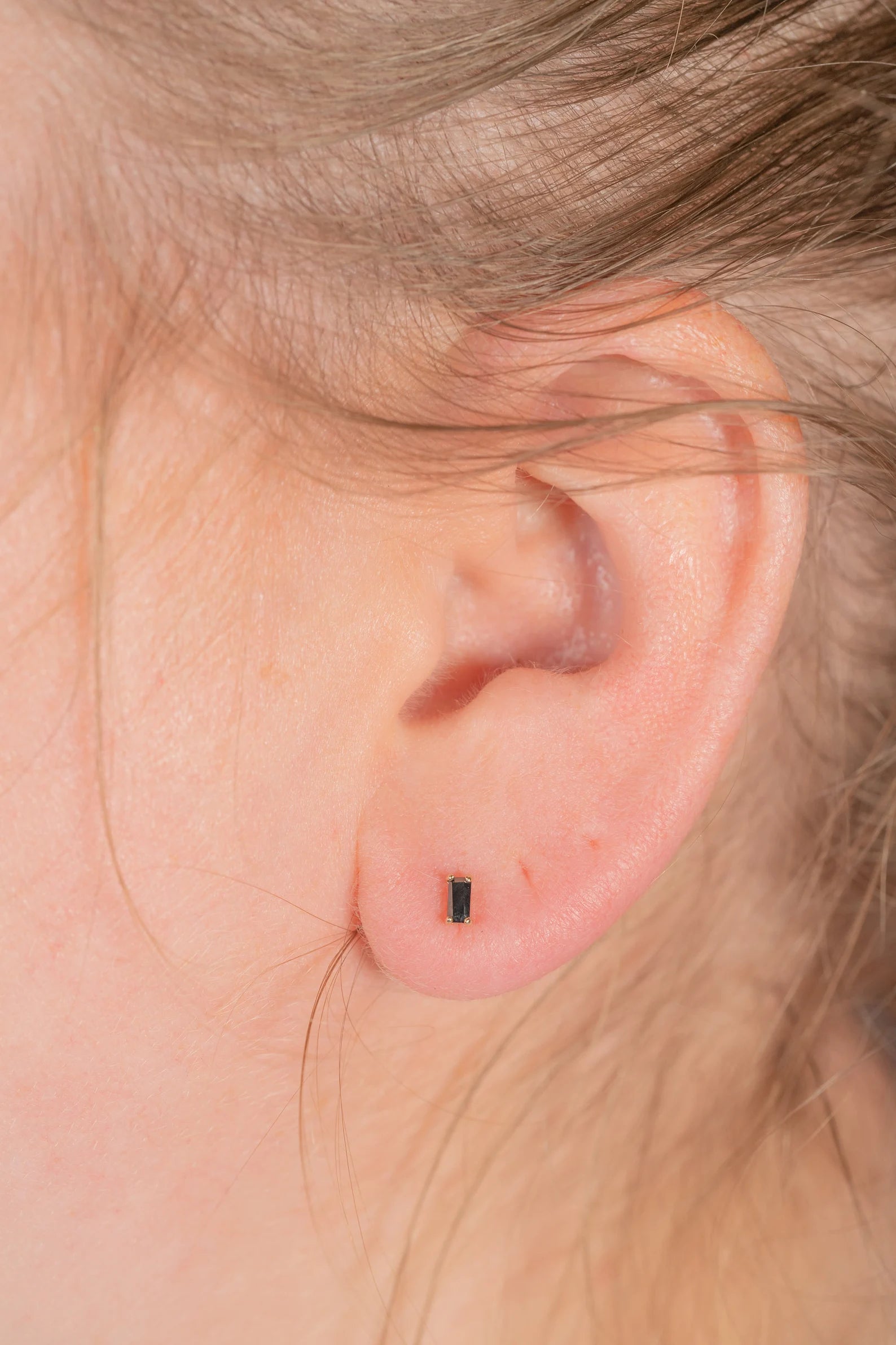 Pia 14k Solid Gold Black Onyx Earrings