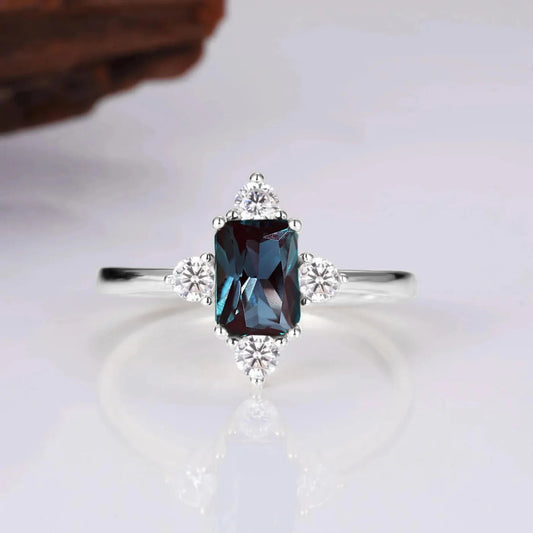 Sia Alexandrite Ring Sterling Silver