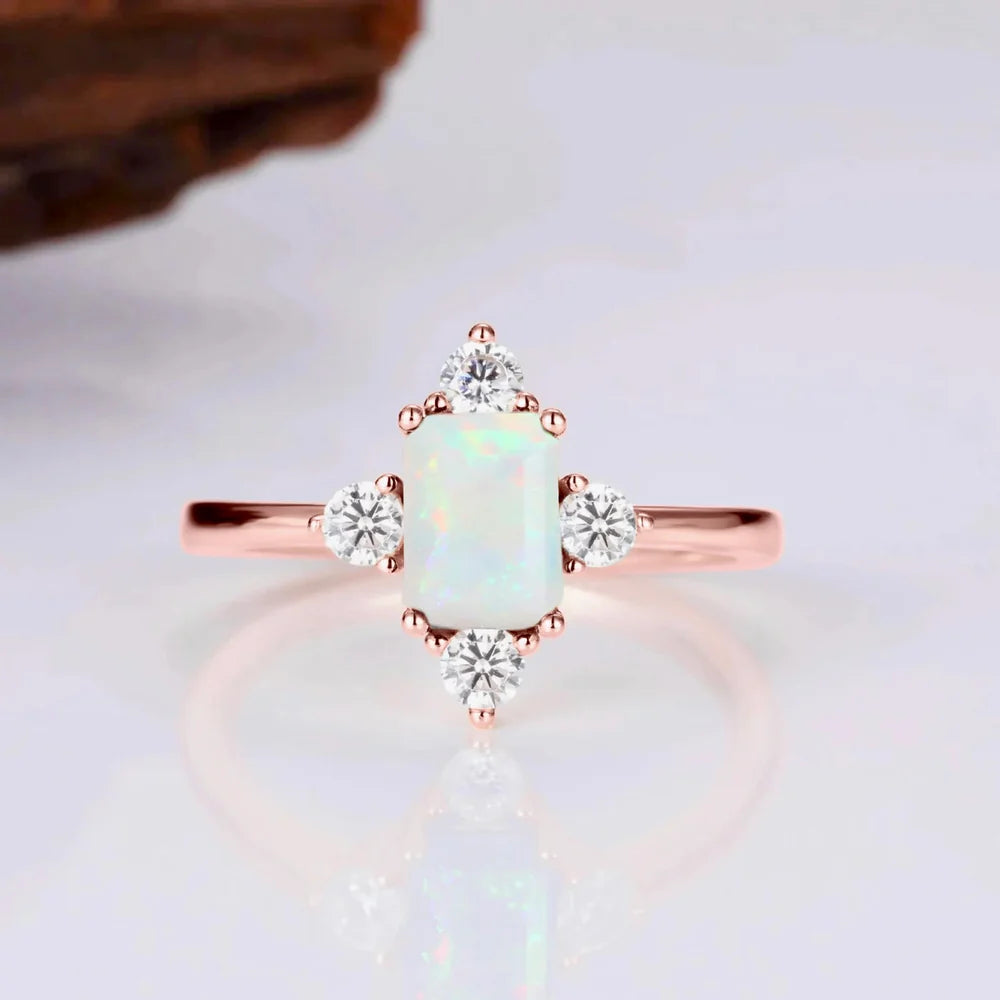 Sia Emerald Ring Sterling Silver
