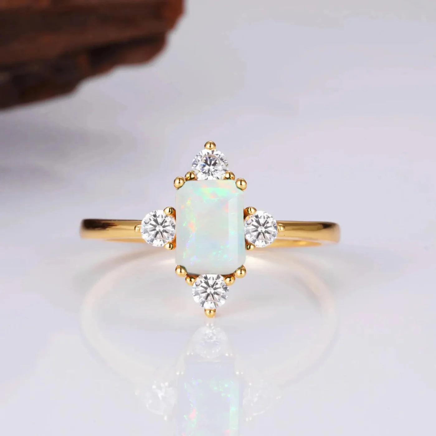 Sia Emerald Ring Sterling Silver