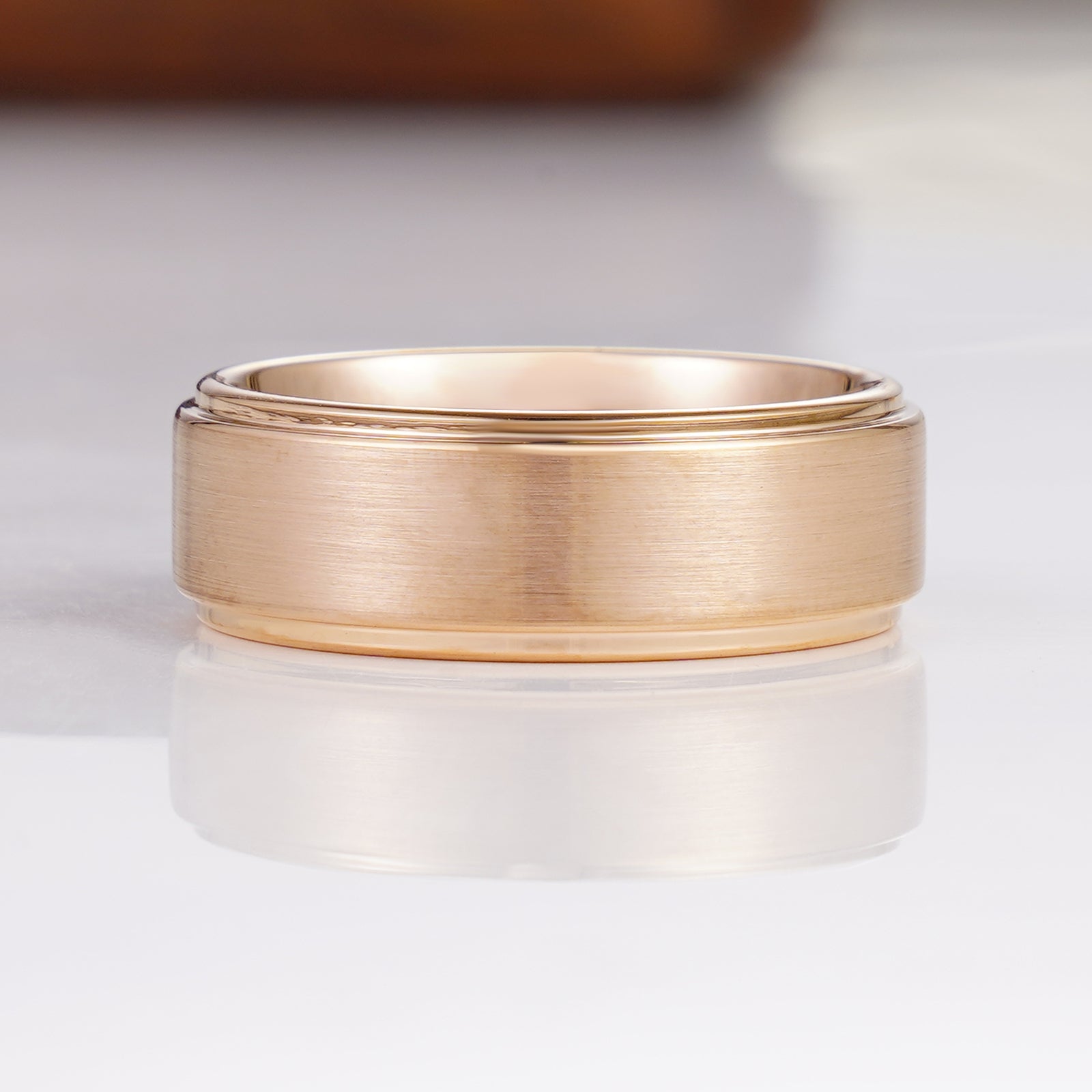 Brian 14K Rose Gold Men's Wedding Ring