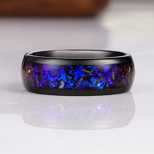 Cory Orion Nebula Men's Wedding Band