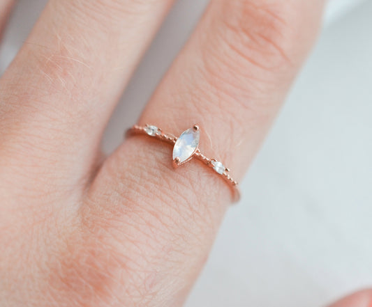 Aya Moonstone Ring