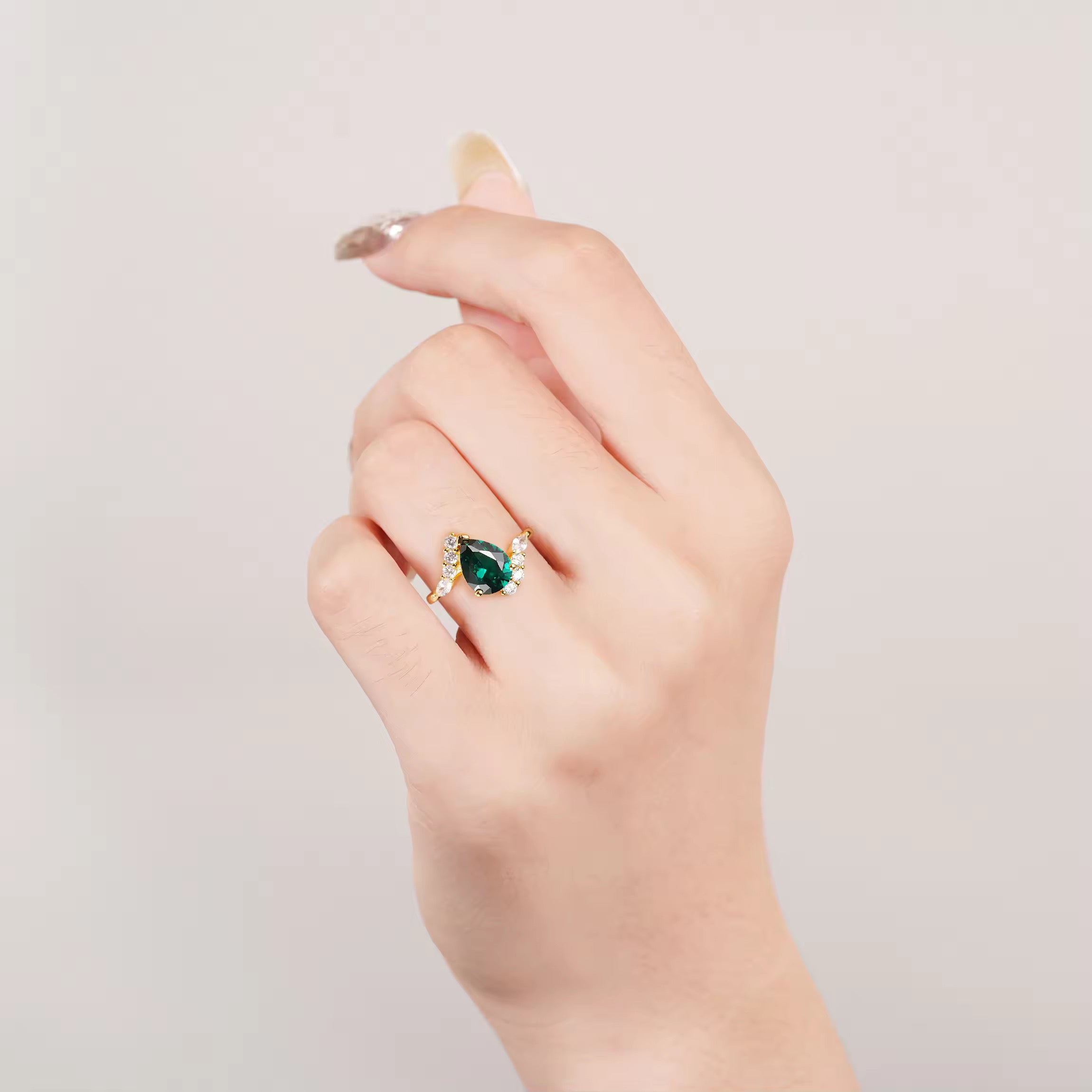 Rya Emerald Ring