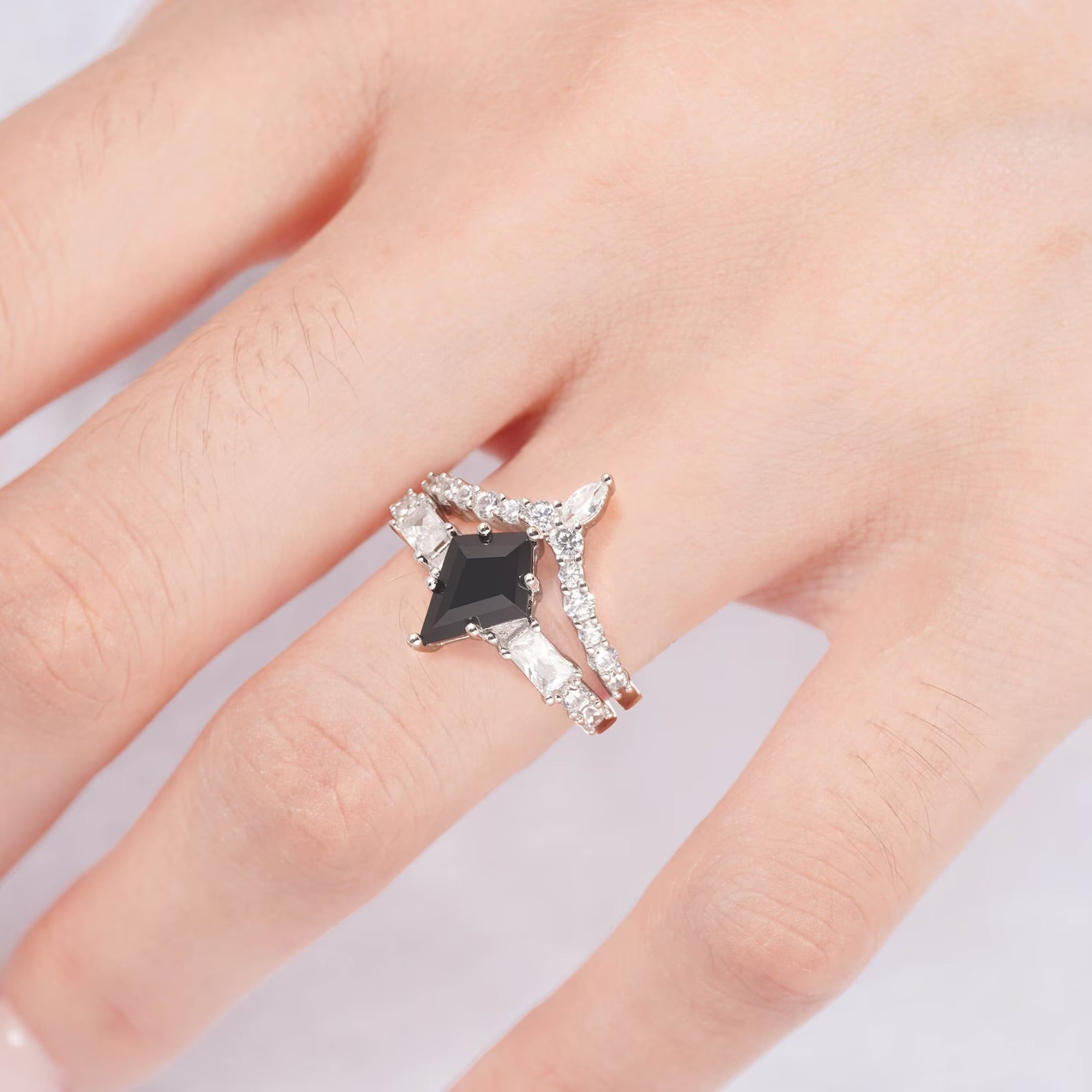 Oya Black Onyx Ring Sterling Silver