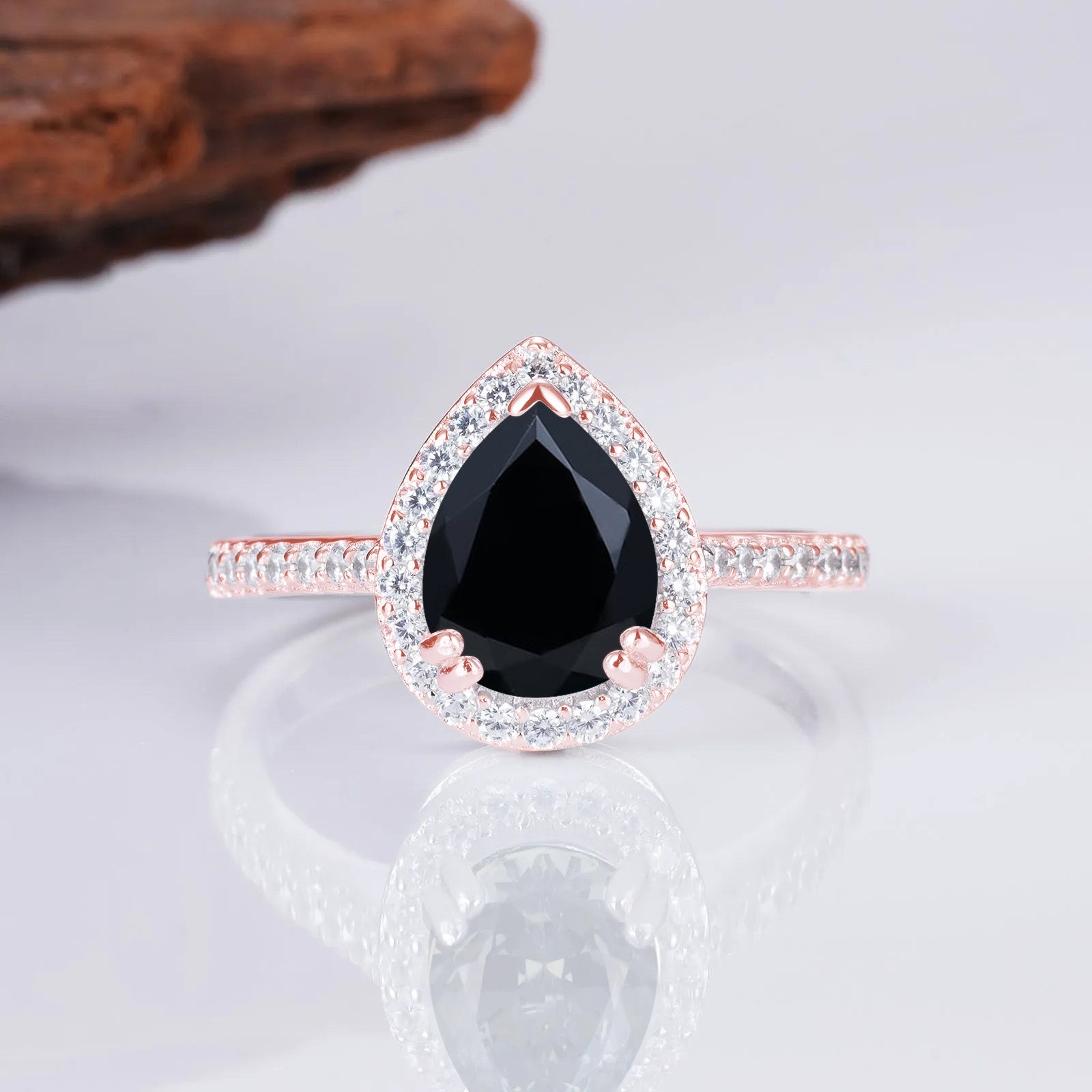 Nia Black Onyx Ring