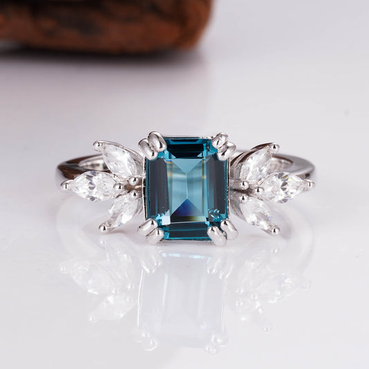 Ivy London Blue Topaz Ring