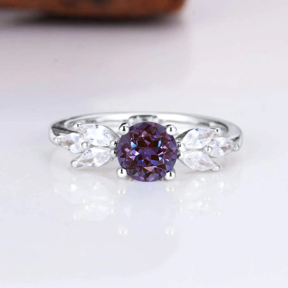 Ada Sapphire Ring Sterling Silver