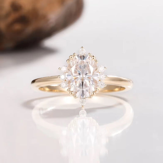 Erica Moissanite Ring