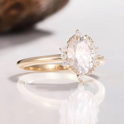 Erica Moissanite Ring