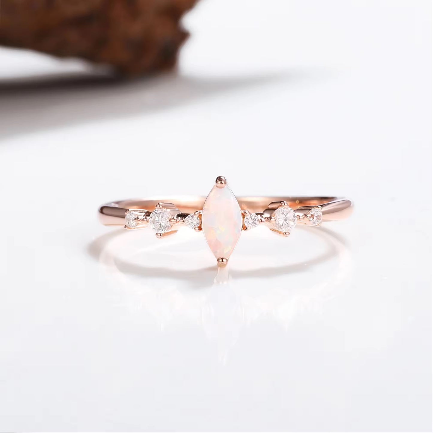 Ava Alexandrite Ring Rose Gold