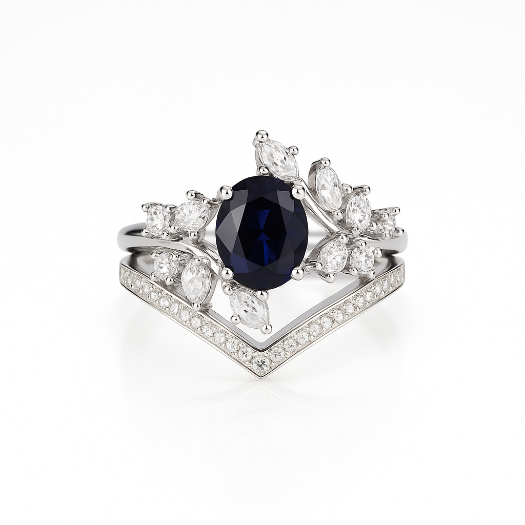 Bella Sapphire Ring Set
